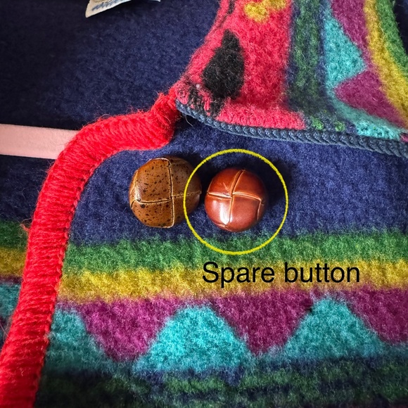 Benetton Vintage Wool Sweater Cardigan - Picture 9 of 10